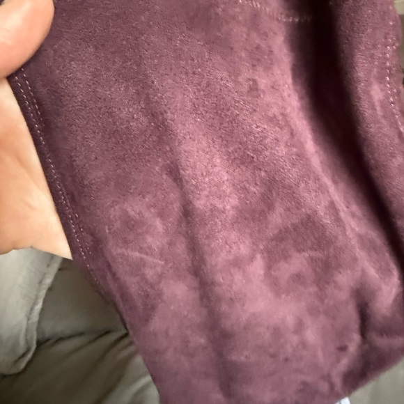 Nine W. Plum Tall Heeled Boots - Picture 9 of 14